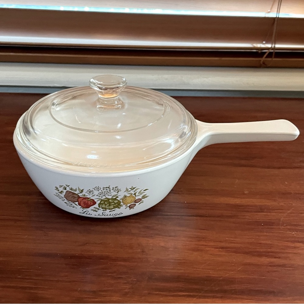6-1/2” Corning "Spice O’Life” P-83-B Skillet with Original Lid